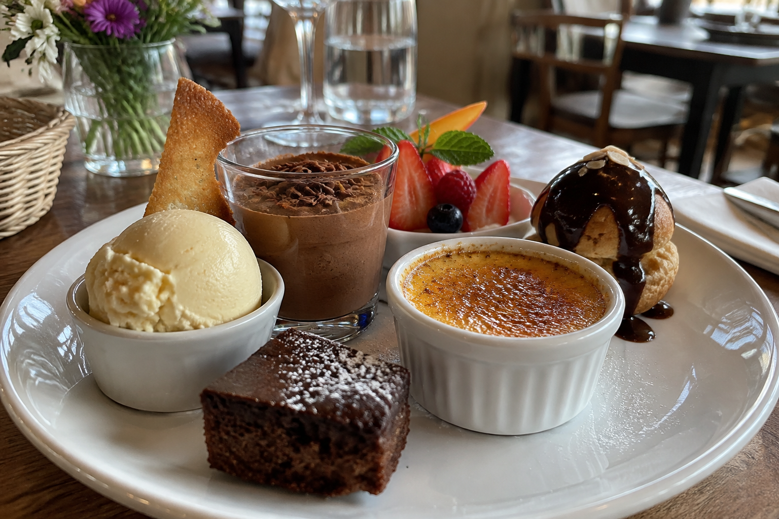 L'Assiette Gourmande de l'Auberge, une farandole de douceurs sucrées pour finir en beauté